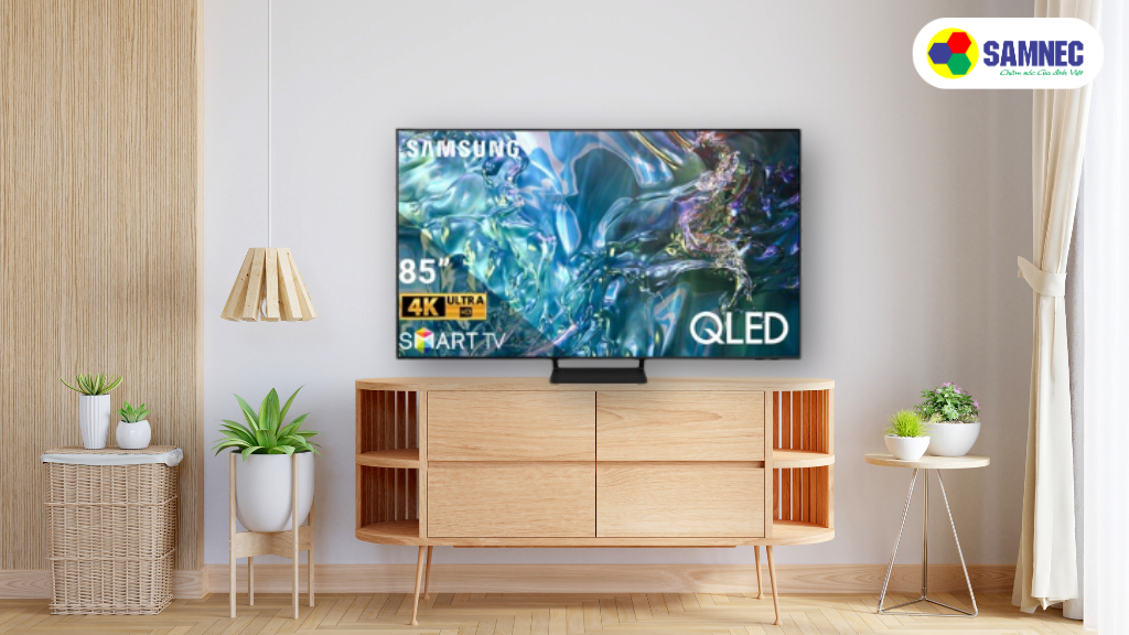 Thiết kế Smart Tivi QLED 4K Samsung 85 Inch QA85Q60DAKXXV