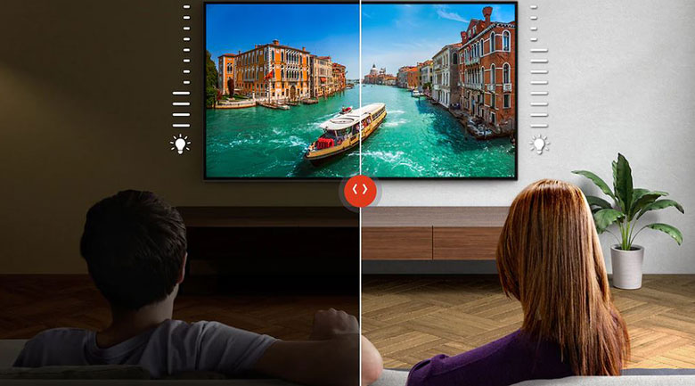Android Tivi OLED Sony 4K 55 inch KD-55A8H - Ambient Optimization