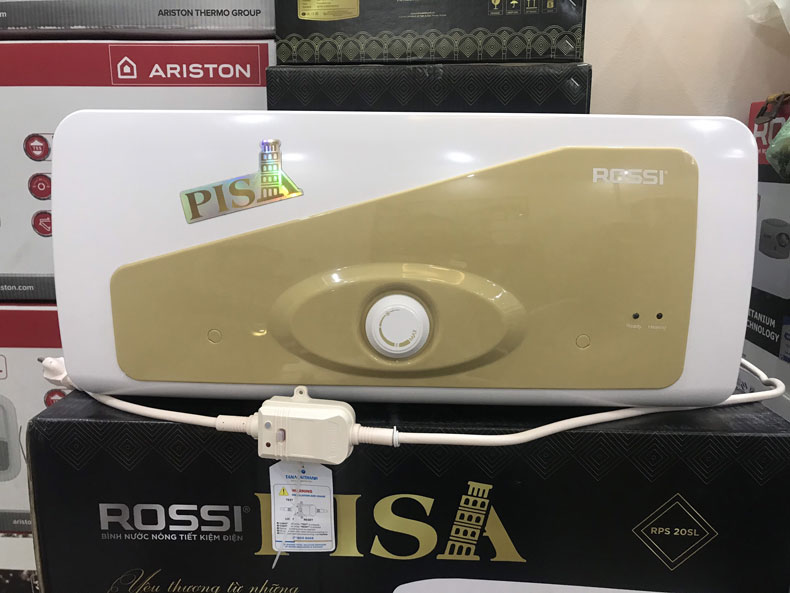 Bình Nóng Lạnh Rossi Pisa RPS-51SL, bình ngang, 15 lít