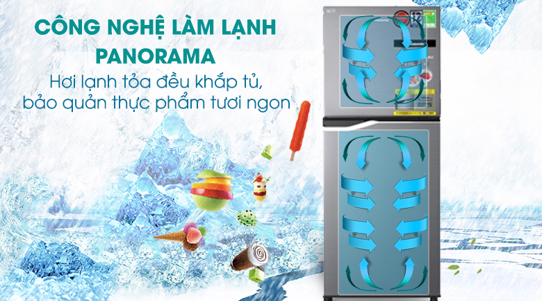 Panorama - Tủ lạnh Panasonic Inverter 167 lít NR-BA189PPVN