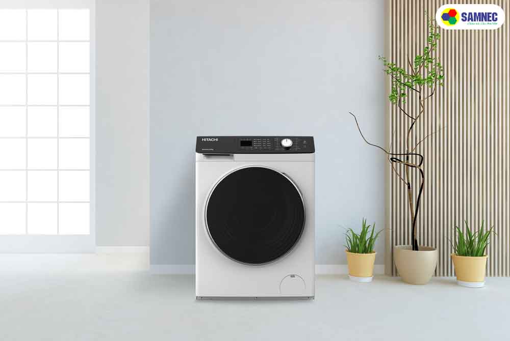 Nâng tầm thiết kế ngôi nhà với Máy giặt Hitachi Inverter cửa trước BD-954HVOW 9.5kg