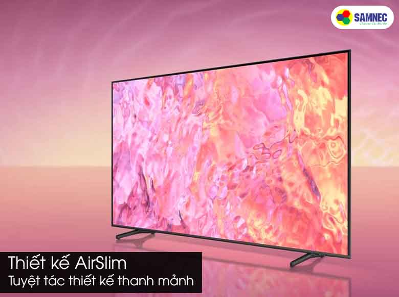 Thiết kế AirSlim trên Smart Tivi Samsung 43 inch QLED 4K 43Q63C