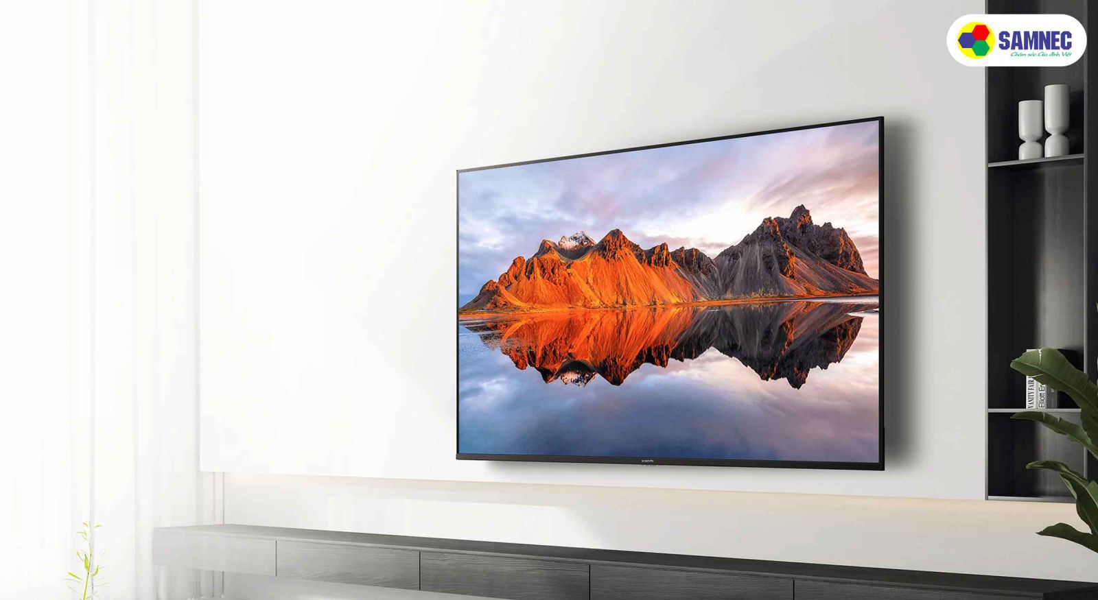 Thiết kế nguyên khối, tràn viền của Xiaomi Google Tivi 4K 55 inch 55A L55M8-P2SEA