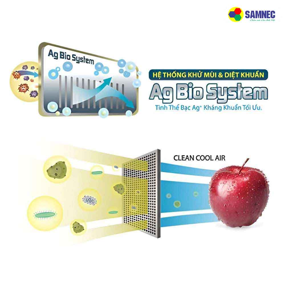 Công nghệ PureBio - Ag+ Bio trên tủ lạnh Toshiba GR-RT303WE-PMV(52)
