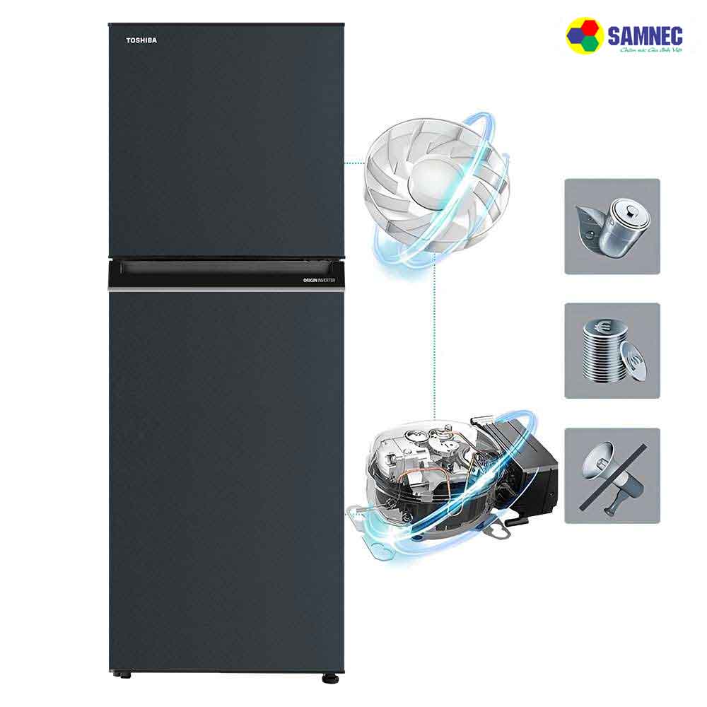 Công nghệ Origin Inverter trên tủ lạnh Toshiba GR-RT303WE-PMV(52)