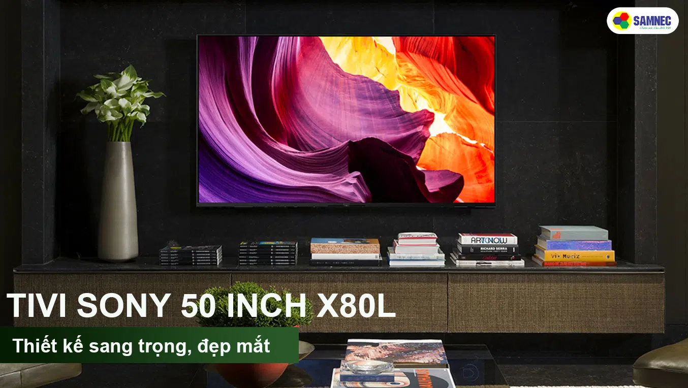 Google Tivi Sony Ultra HD 4K HDR 50 inch KD-50X80L
