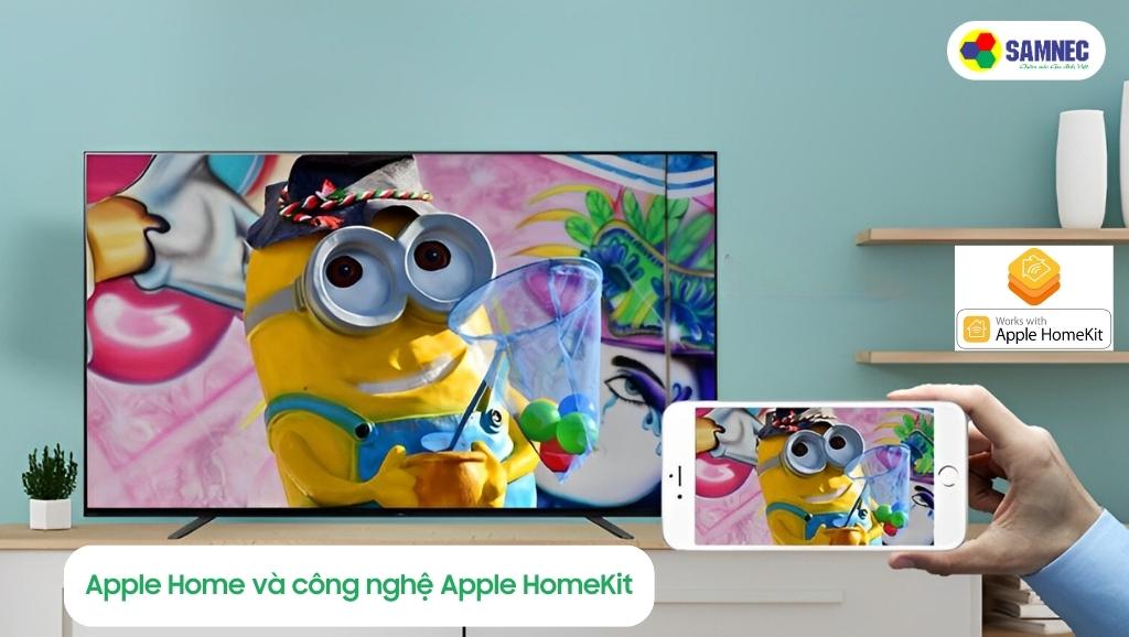 Tính năng HomeKit trên tivi Sony