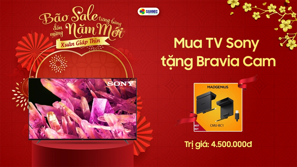 Mua tivi Sony tặng ngay Bravia Cam trị giá 4.500.000 đồng