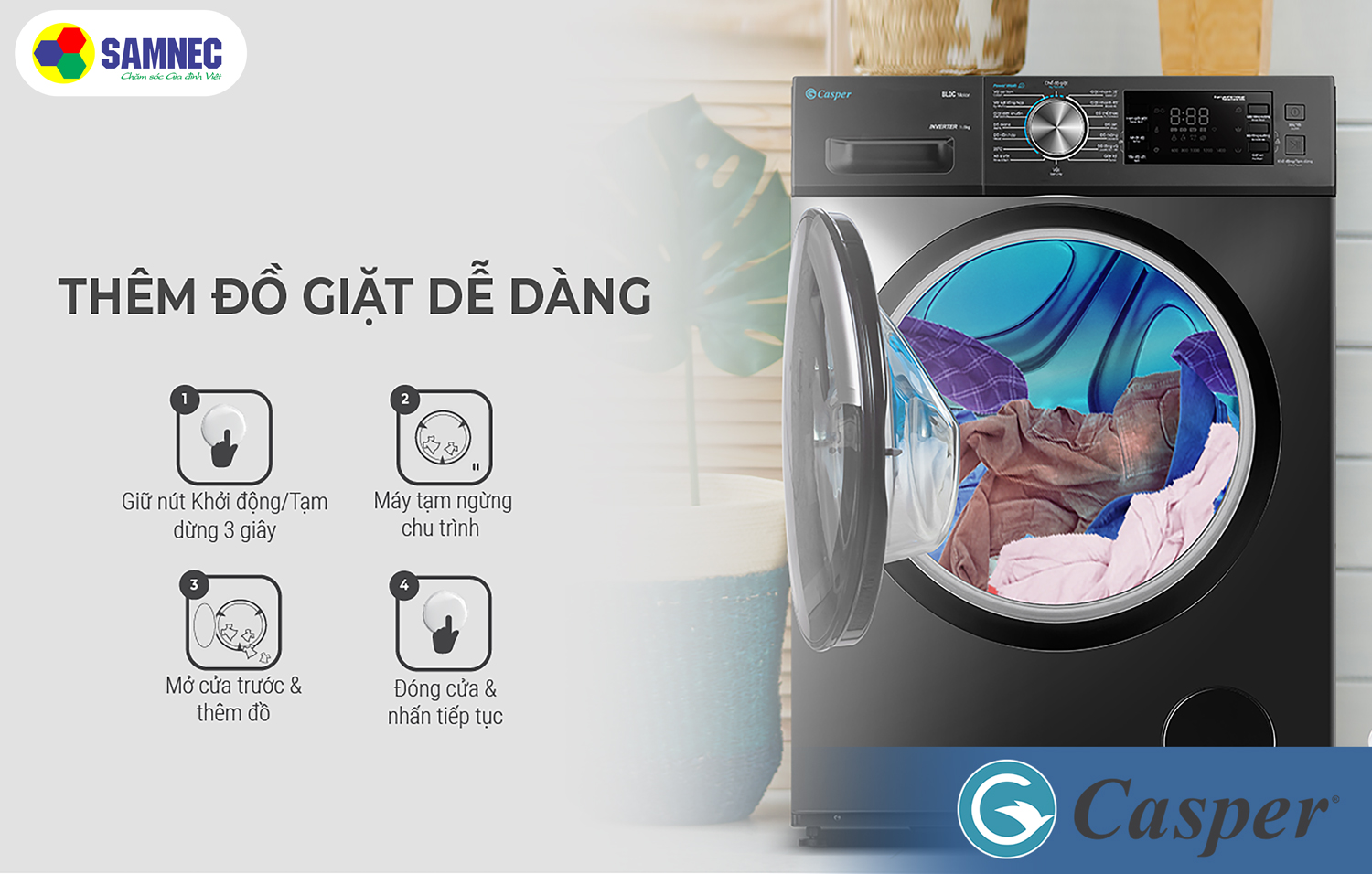 Máy giặt Casper