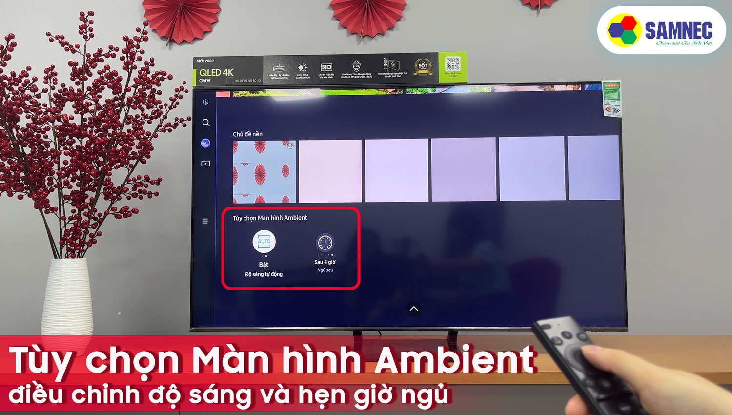 Tùy chọn màn hình Ambient