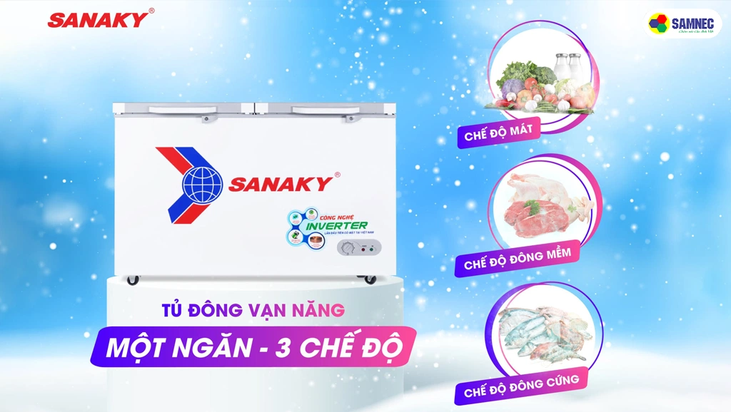 Tủ đông 1 ngăn Sanaky