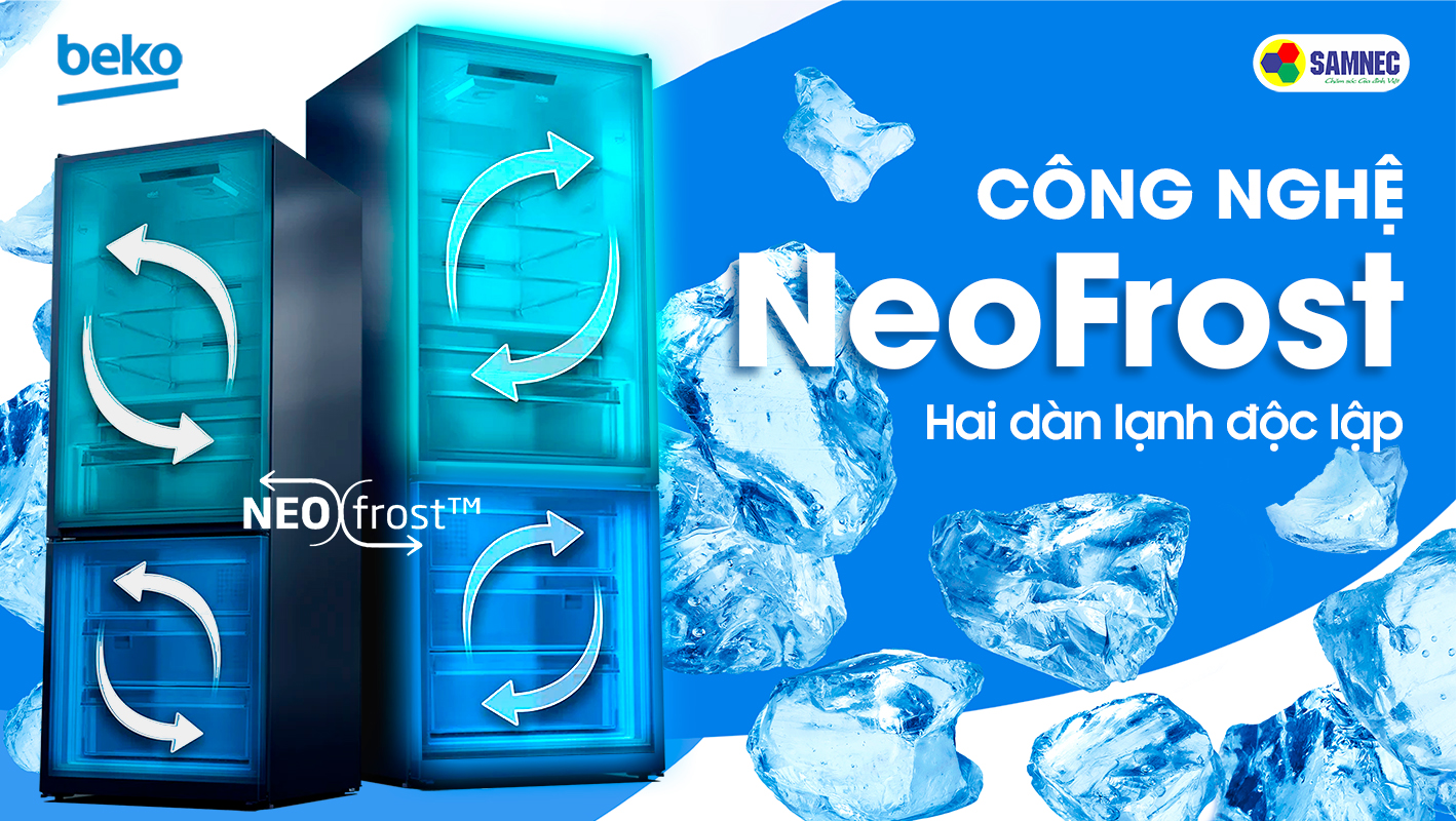 Tủ lạnh Beko có công nghệ hai dàn lạnh độc lập