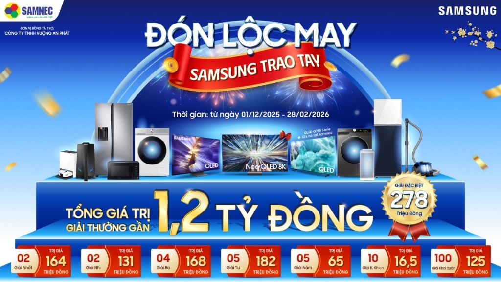 Đón lộc may - Samsung trao tay