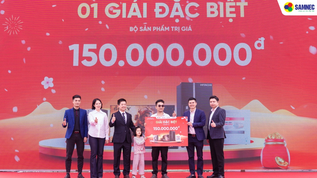 01 Giải Đặc Biệt: Trọn bộ giải thưởng Samsung trị giá 236.700.000 VNĐ