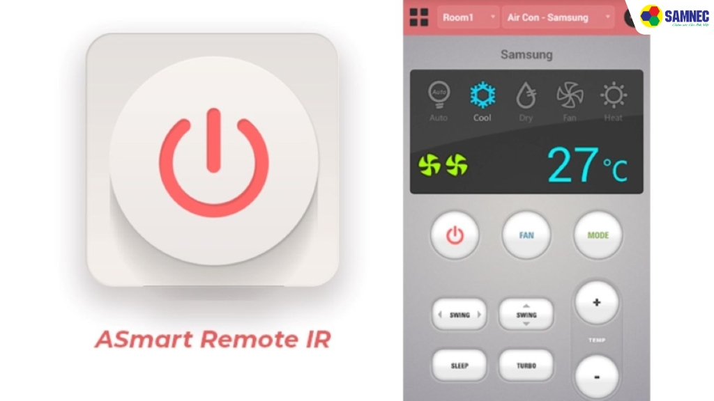 Ứng dụng ASmart Remote IR