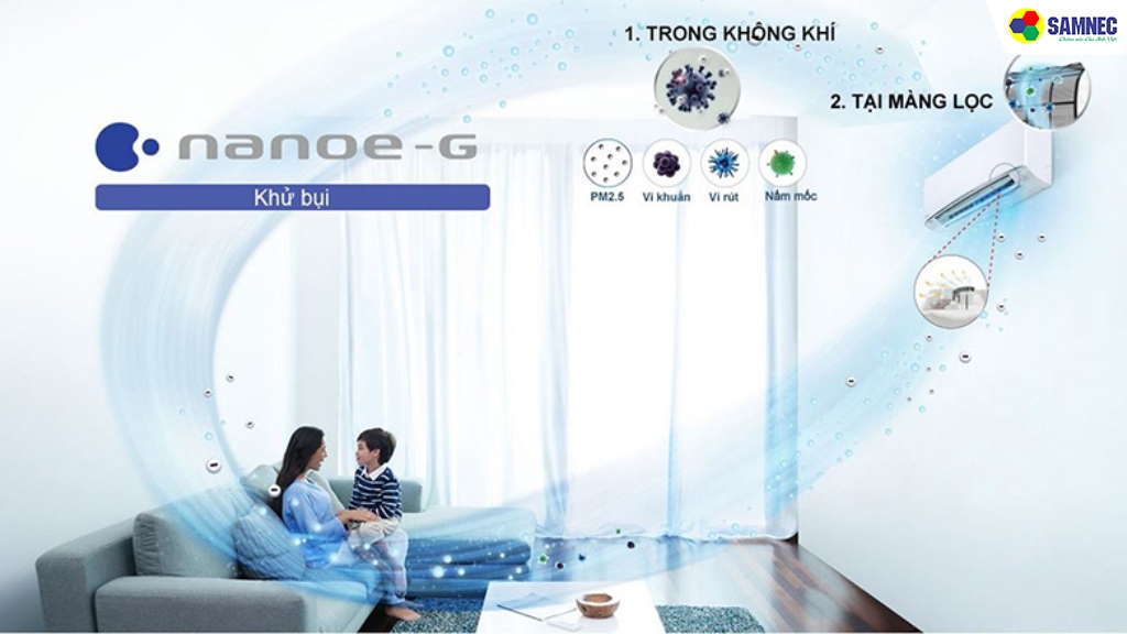 Lọc khí sạch sâu  Loại bỏ 99% bụi mịn PM2.5