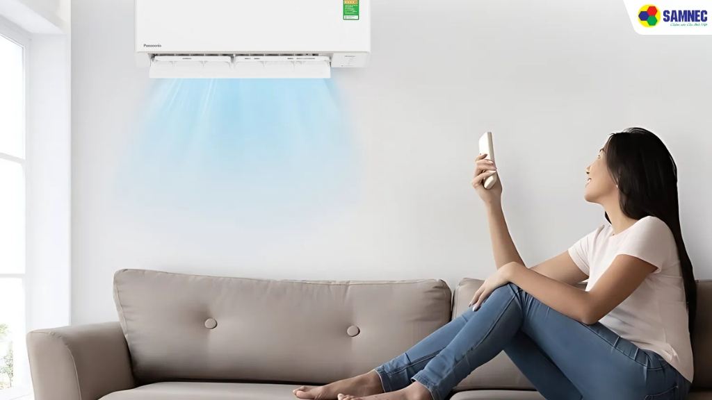  Cách sử dụng chế độ Air Swing trên điều khiển điều hòa Panasonic