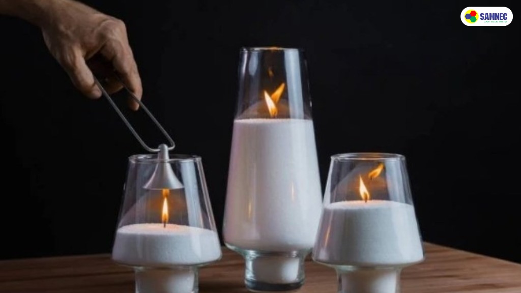 tắt nến thơm trong phòng máy lạnh 