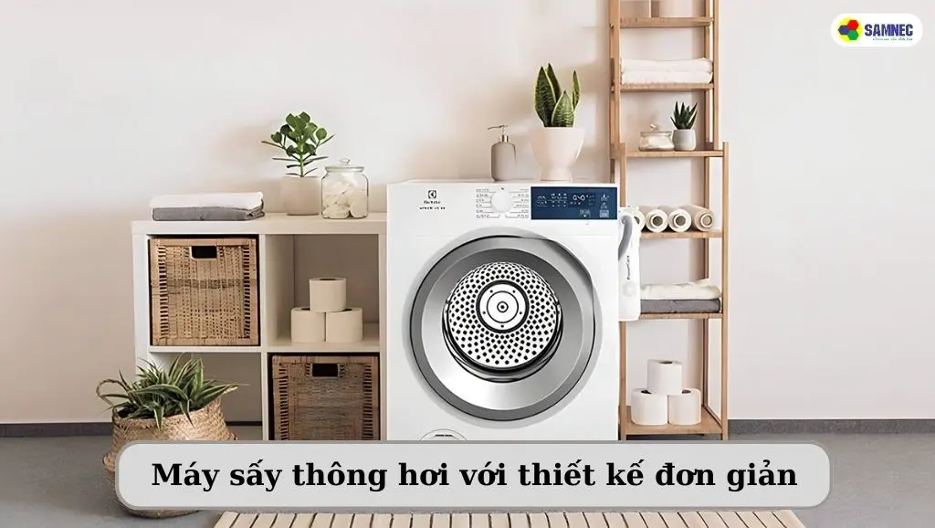 máy sấy quàn áo thông hơi