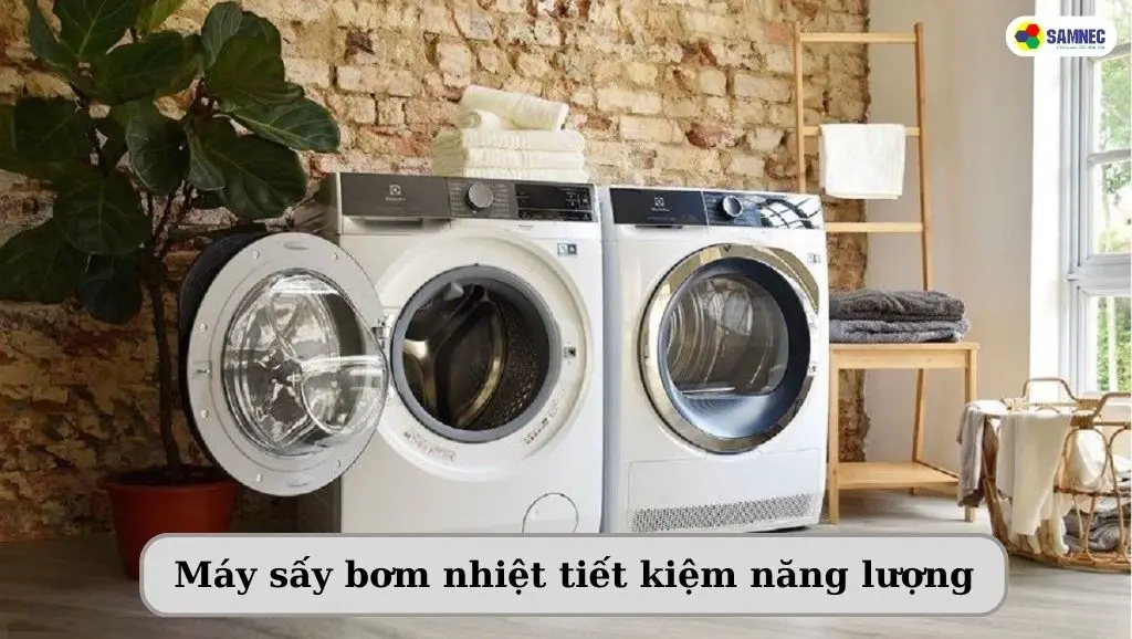 máy sấy quần áo bơm nhiệt