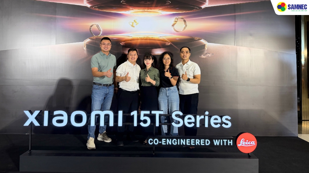 SAMNEC  tham dự sự kiện ra mắt sản phẩm Xiaomi 15T Series cùng loạt thiết bị AIoT thông minh của Xiaomi