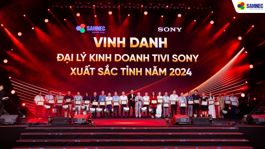 SAMNEC vinh danh đại lý kinh doanh xuất sắc trong năm 2024 