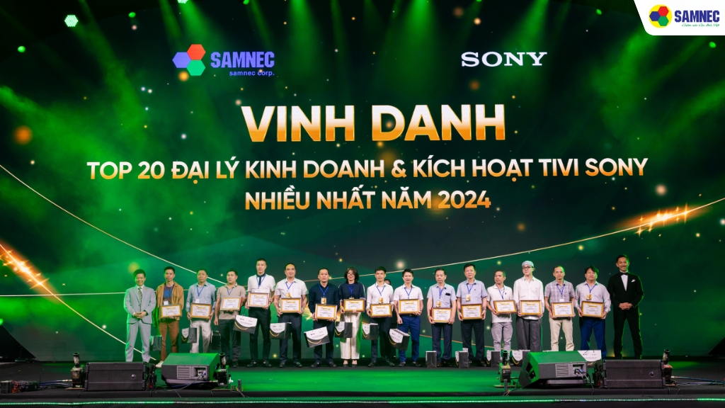 SAMNEC vinh danh đại lý kinh doanh xuất sắc trong năm 2024 