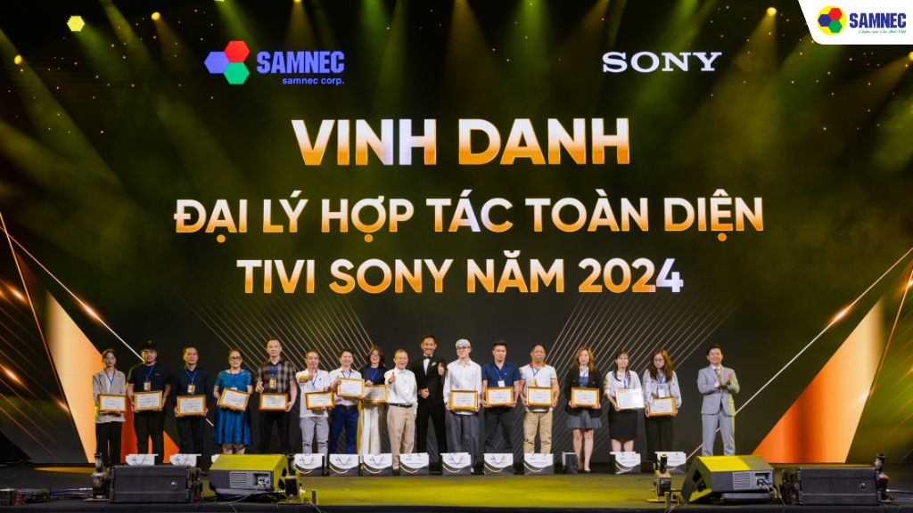 SAMNEC vinh danh đại lý kinh doanh xuất sắc trong năm 2024 