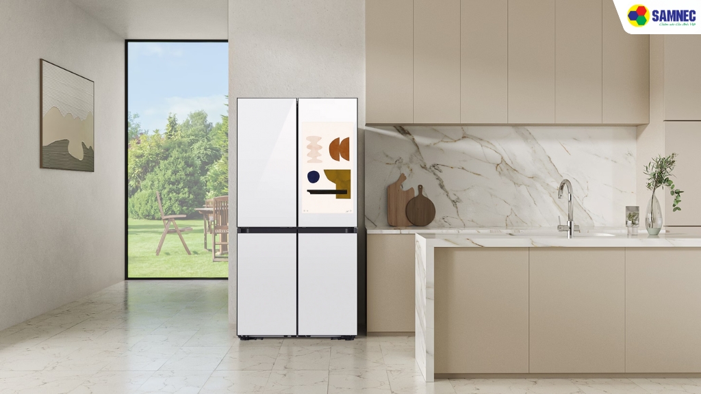Tủ lạnh Samsung Inverter 636 lít Multi Door Bespoke RF65DB990012SV 