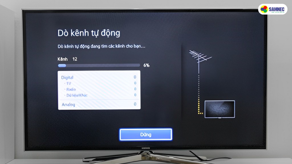Vì sao cần dò kênh tivi Samsung