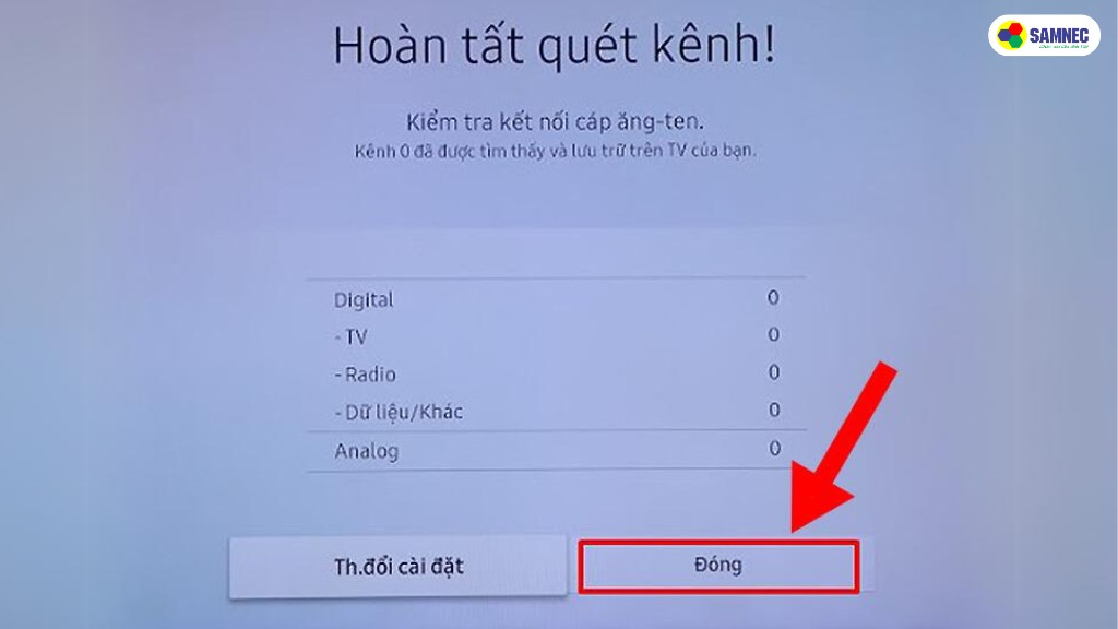 Cách dò kênh trên&nbsp;Smart tivi Samsung