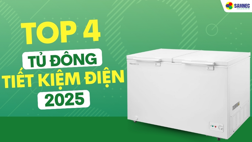 Hé lộ TOP 4 tủ đông tiết kiệm điện 2025 bạn không nên bỏ lỡ 
