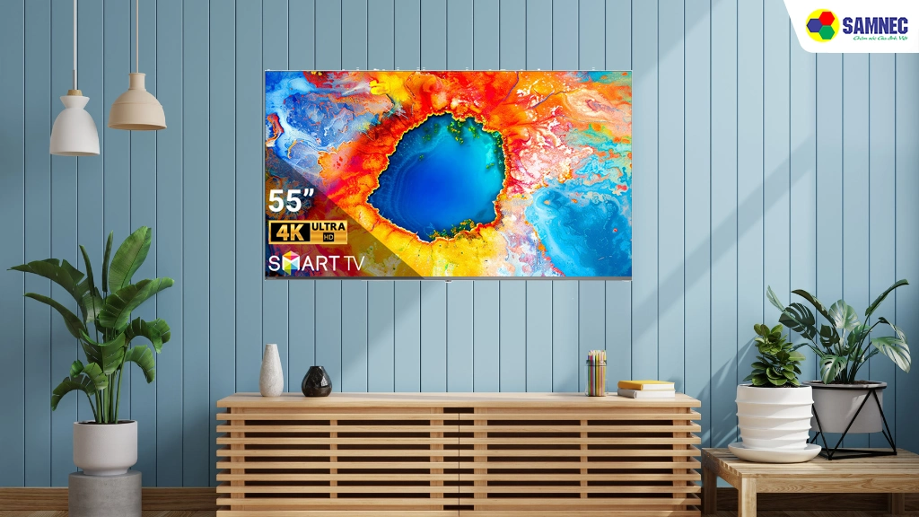 Thiết kế Smart Tivi QLED 4K 55 inch Toshiba 55M450NP