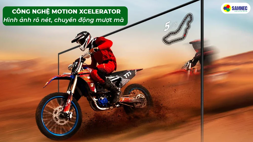 Công nghệ motion Xcelerator tự thêm khung hình