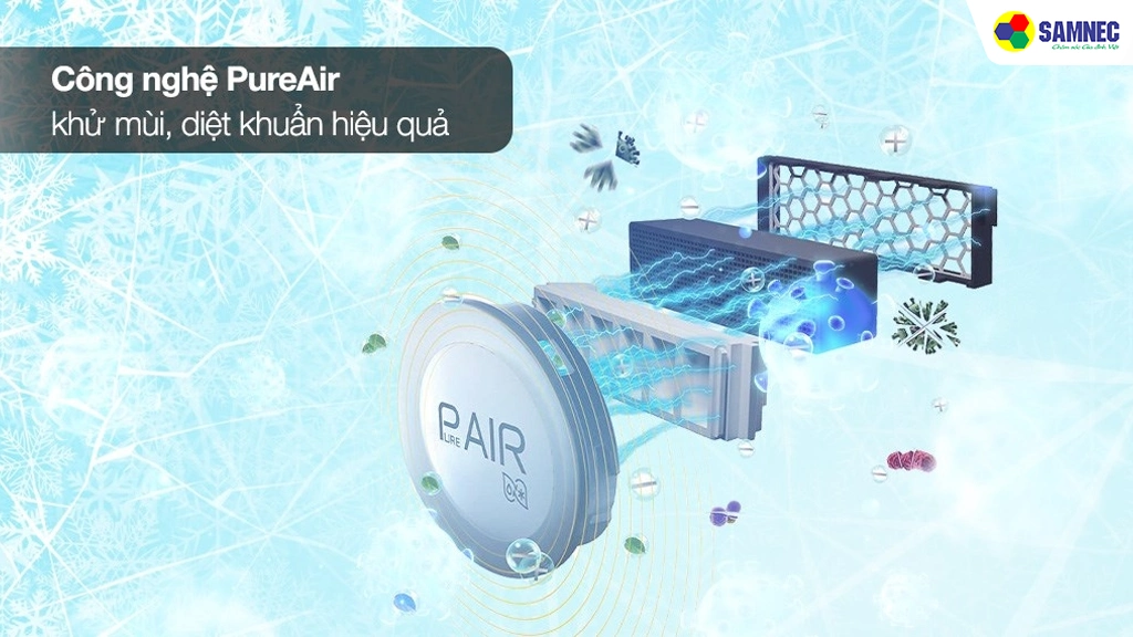 Tủ lạnh GR-RF677WI-PMV(06)-MG- Công nghệ khử mùi