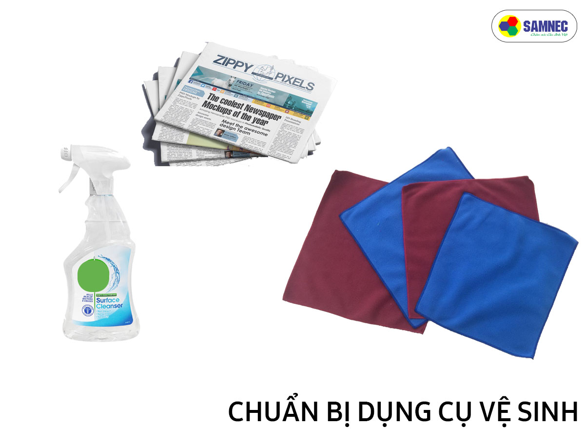 Chuẩn bị màn hình tivi