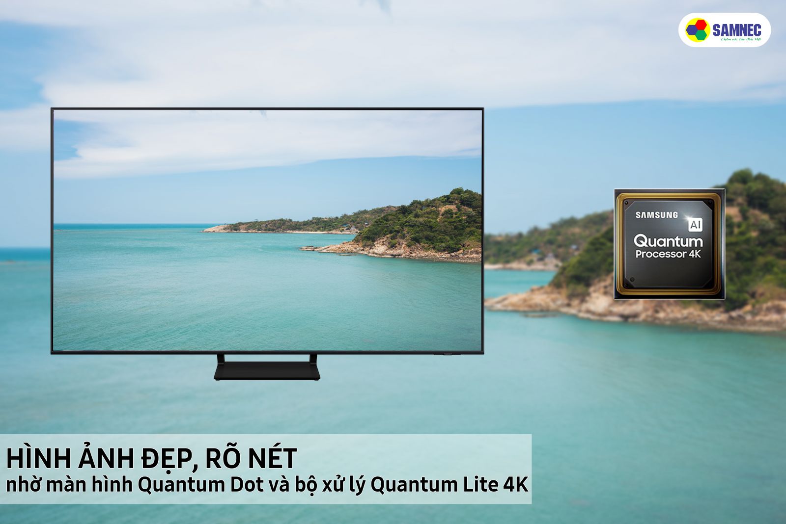 Hình ảnh trên tivi Samsung Q60B