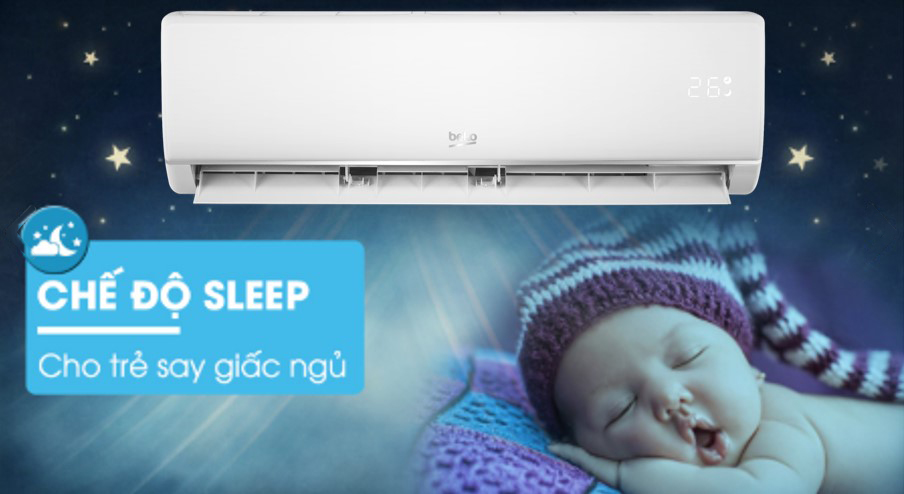 Điều hòa Beko 9000 BTU RSSC09AW - Cho giấc ngủ thêm sâu với chế độ Sleep