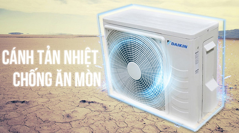 Điều hòa Daikin 11100 BTU FTF35UV1V - Tản nhiệt chống ăn mòn