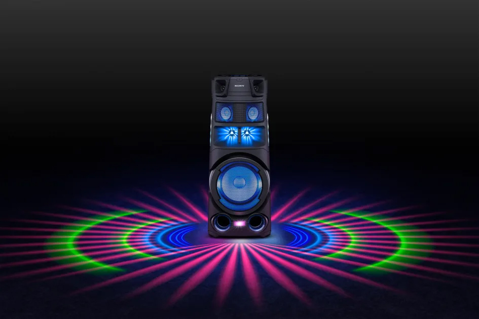 MHC-V83D_OmnidirectionalPartyLight_01-Large - Sony Россия