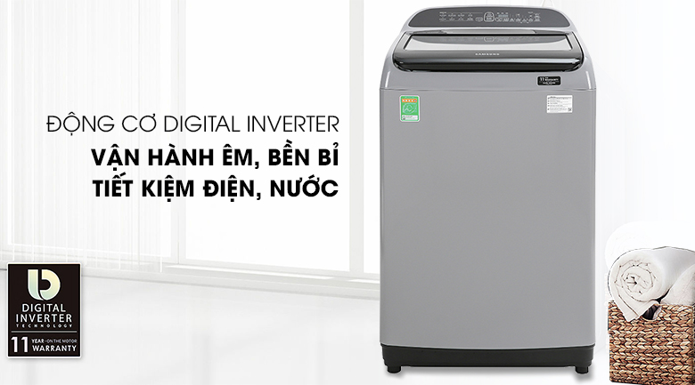 Máy giặt Samsung Inverter 9 kg WA90T5260BY/SV - Inverter