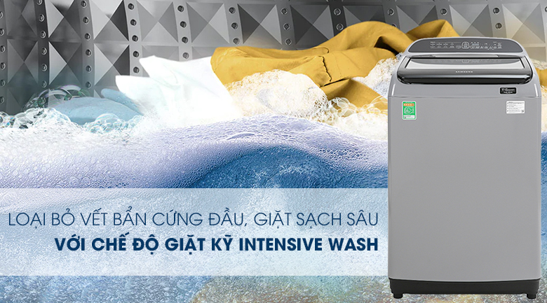 Máy giặt Samsung Inverter 9 kg WA90T5260BY/SV - Intensive Wash 