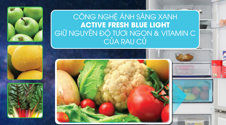 Tủ lạnh Beko Inverter 415 lít RCNT415E50VZGW - Active Blue Light