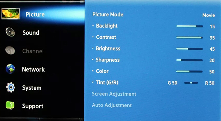 Hướng dẫn cách bật Film Mode trên tivi Samsung 3 Hướng dẫn cách bật Film Mode trên tivi Samsung 3