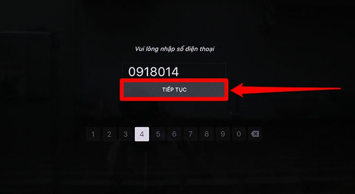 Nhập số điện thoại