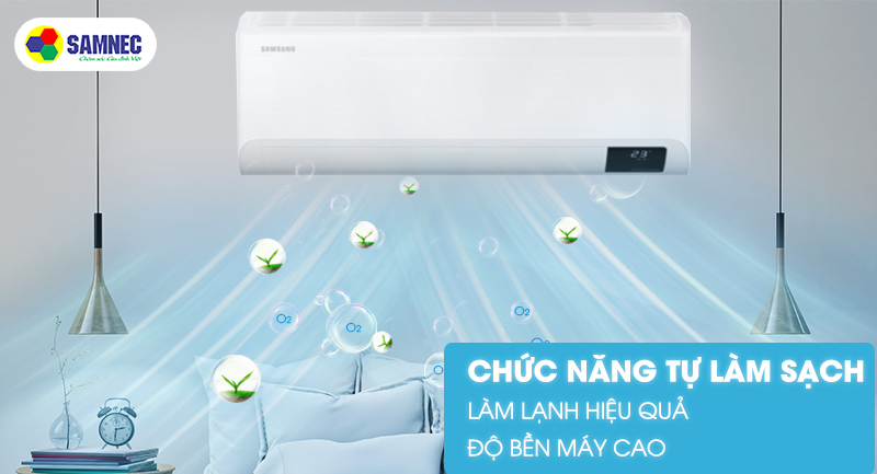 Chế độ tự làm sạch Auto Clean – Máy lạnh Samsung