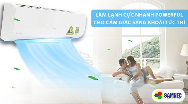 Chức năng Powerful – Máy lạnh Daikin