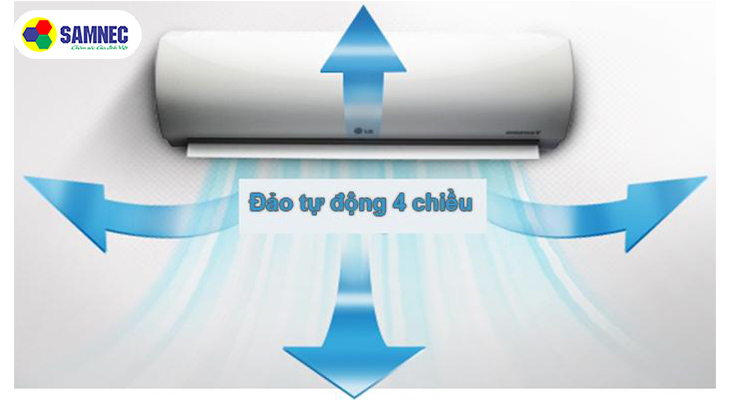 Chế độ đảo gió tự động 4 chiều