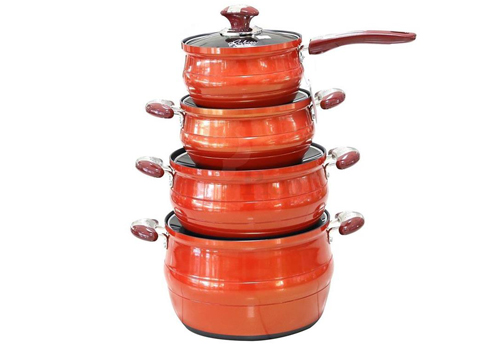 Bộ nồi Kitchen IH1327 đỏ