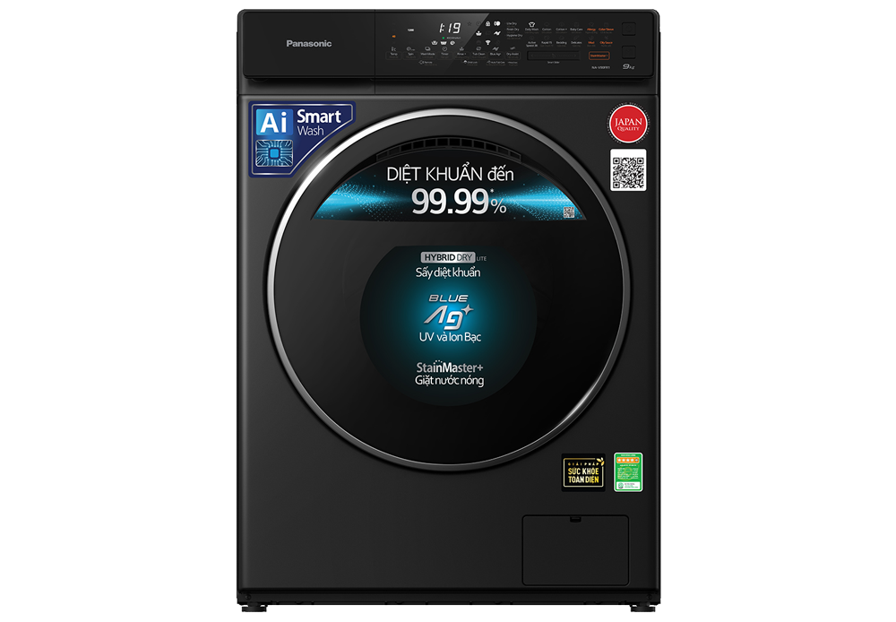 Máy giặt Panasonic Inverter 9 kg NA-V90FR1BVT